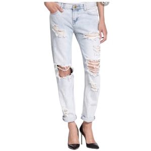 Women’s Bethany Mota mid Rise 90s Straight Jean Sz 00 light wash ankle length